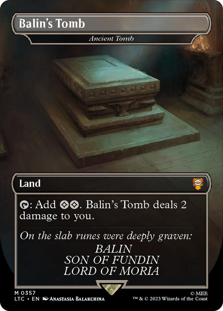 Balin's Tomb - Ancient Tomb (Borderless) [The Lord of the Rings: Tales of Middle-Earth Commander]