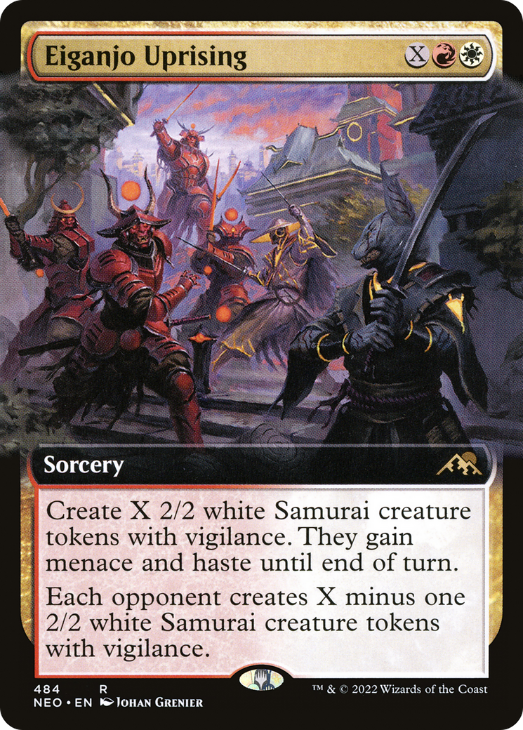 Eiganjo Uprising (Extended Art) [Kamigawa: Neon Dynasty]