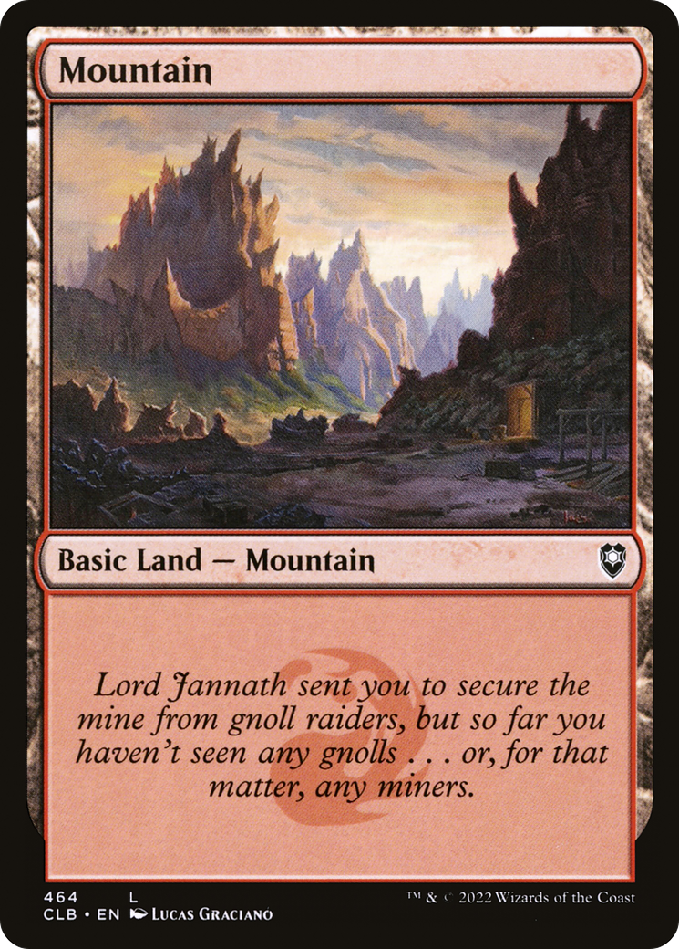 Mountain (464) [Commander Legends: Battle for Baldur's Gate]