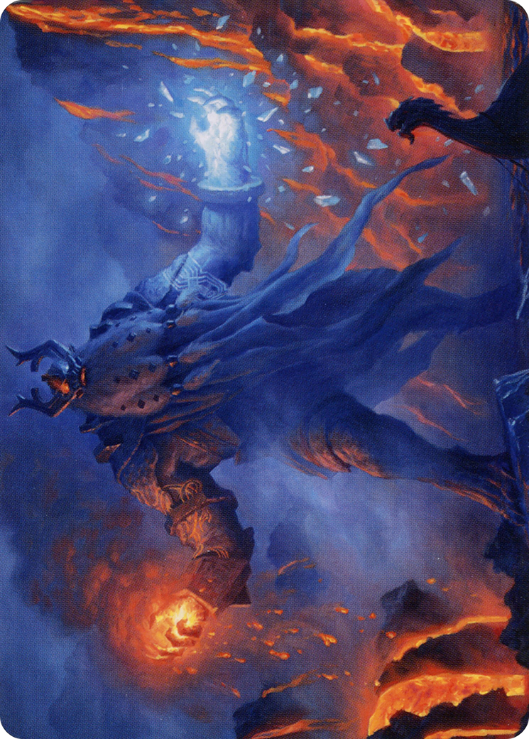 Aegar, the Freezing Flame Art Card [Kaldheim Art Series]