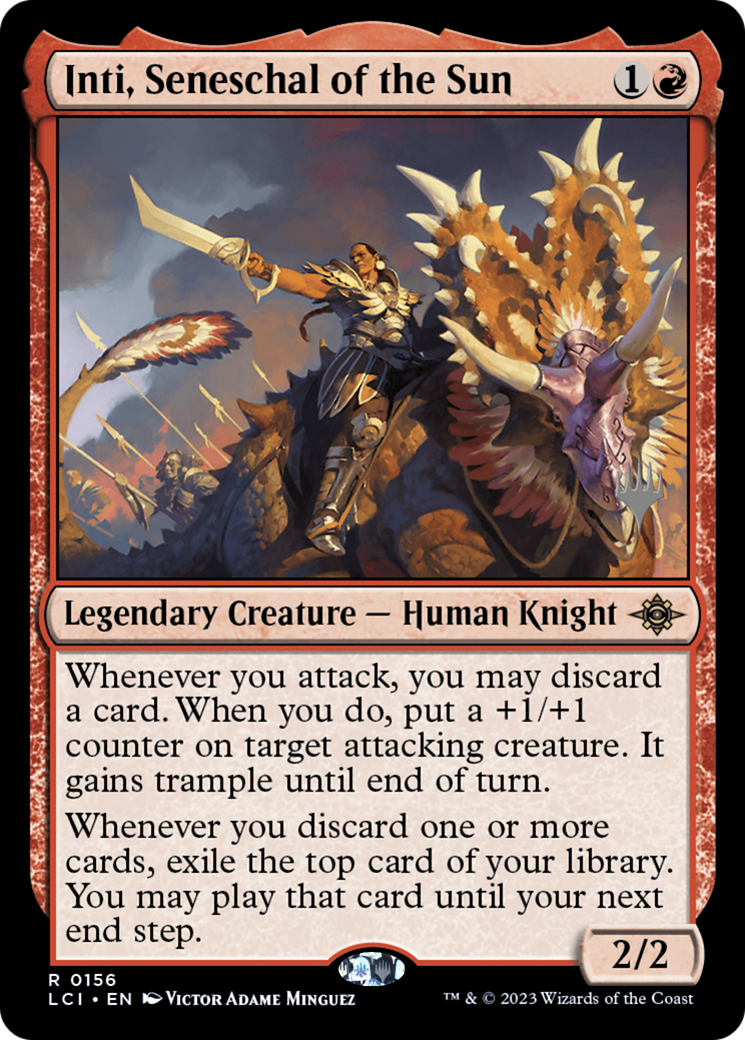 Inti, Seneschal of the Sun (Promo Pack) [The Lost Caverns of Ixalan Promos]