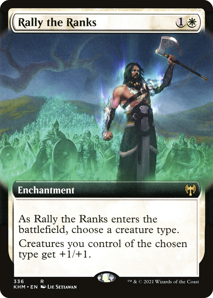 Rally the Ranks (Extended Art) [Kaldheim]