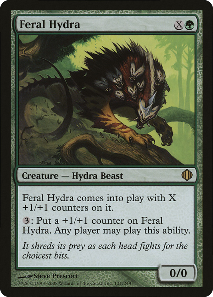 Feral Hydra (Oversized) [Oversize Cards]