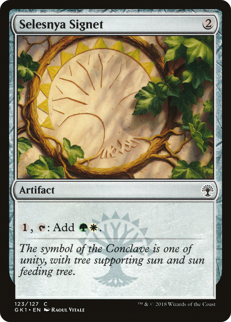 Selesnya Signet [Guilds of Ravnica Guild Kit]