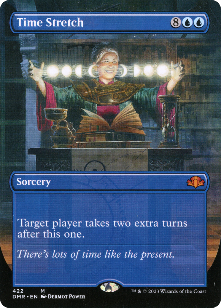 Time Stretch (Borderless Alternate Art) [Dominaria Remastered]