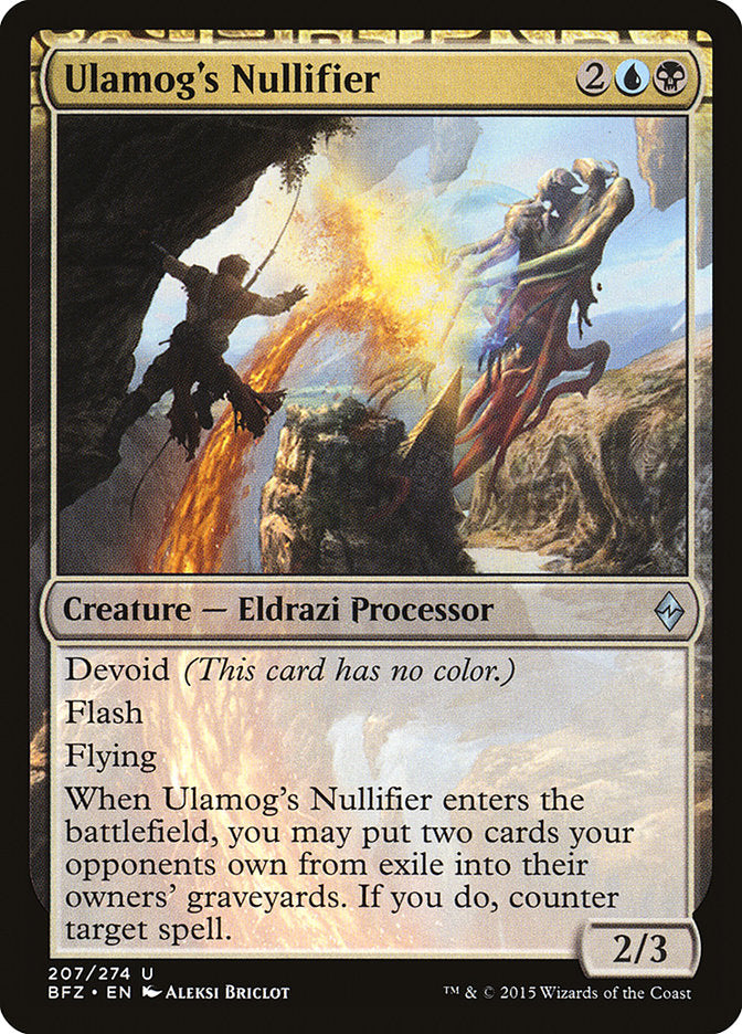 Ulamog's Nullifier [Battle for Zendikar]