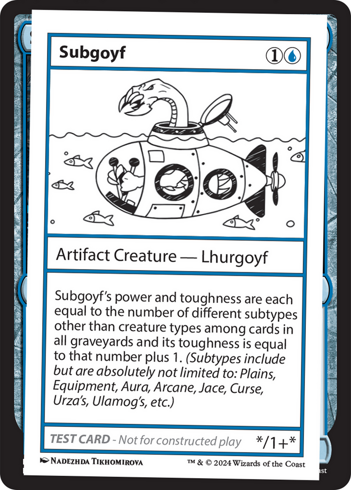 Subgoyf [Mystery Booster 2 Playtest Cards]