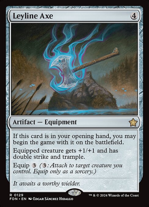 Leyline Axe (FDN 129) [Foundations]