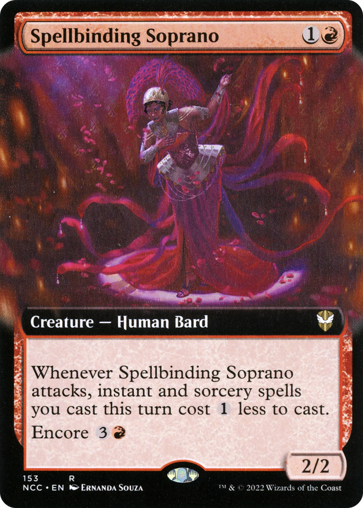 Spellbinding Soprano (Extended Art) [Streets of New Capenna Commander]