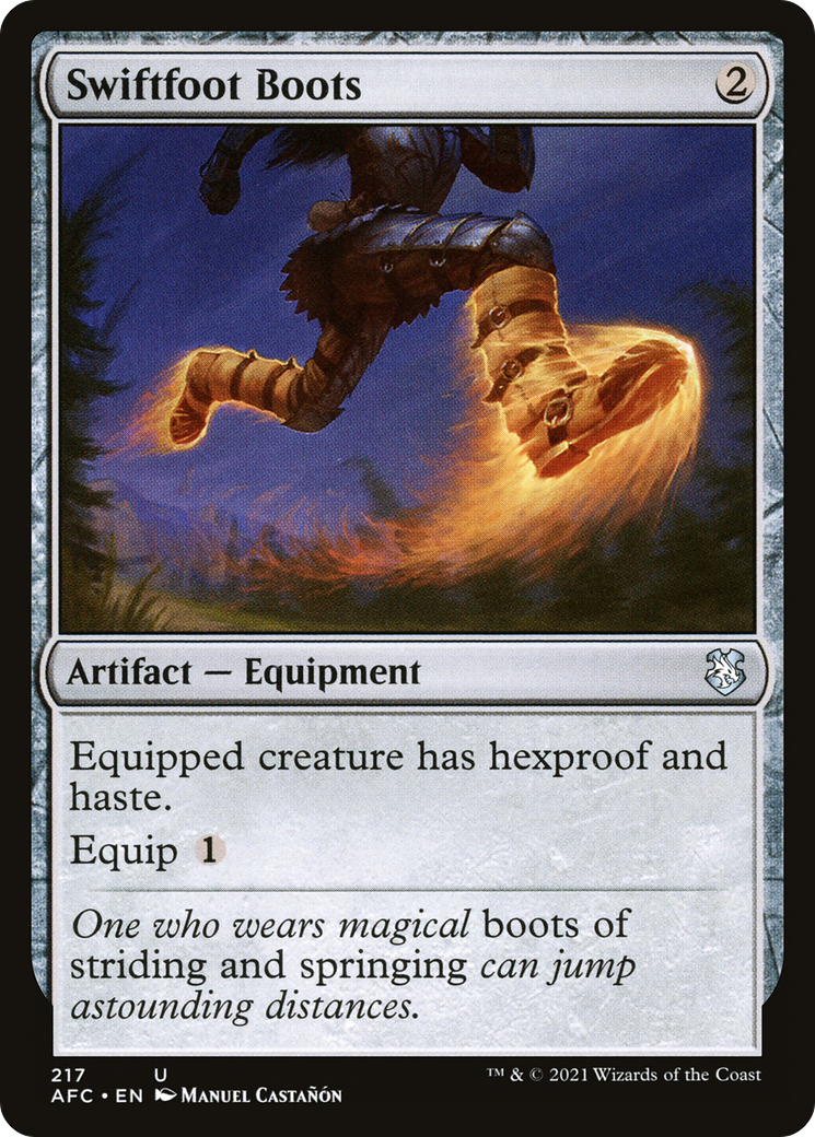 Swiftfoot Boots [Dungeons & Dragons: Adventures in the Forgotten Realms Commander]