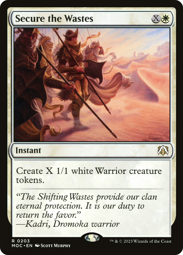 Secure the Wastes [March of the Machine Commander]