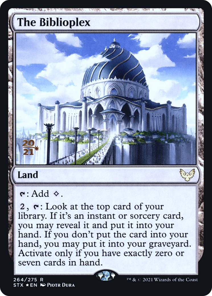The Biblioplex [Strixhaven: School of Mages Prerelease Promos]