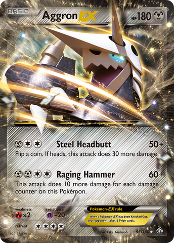 Aggron EX (93/160) [XY: Primal Clash]