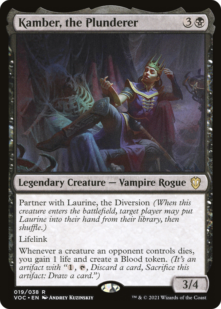 Kamber, the Plunderer [Innistrad: Crimson Vow Commander]