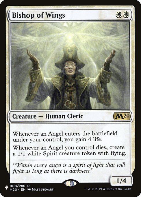 Bishop of Wings (PLST M20-8) [The List]