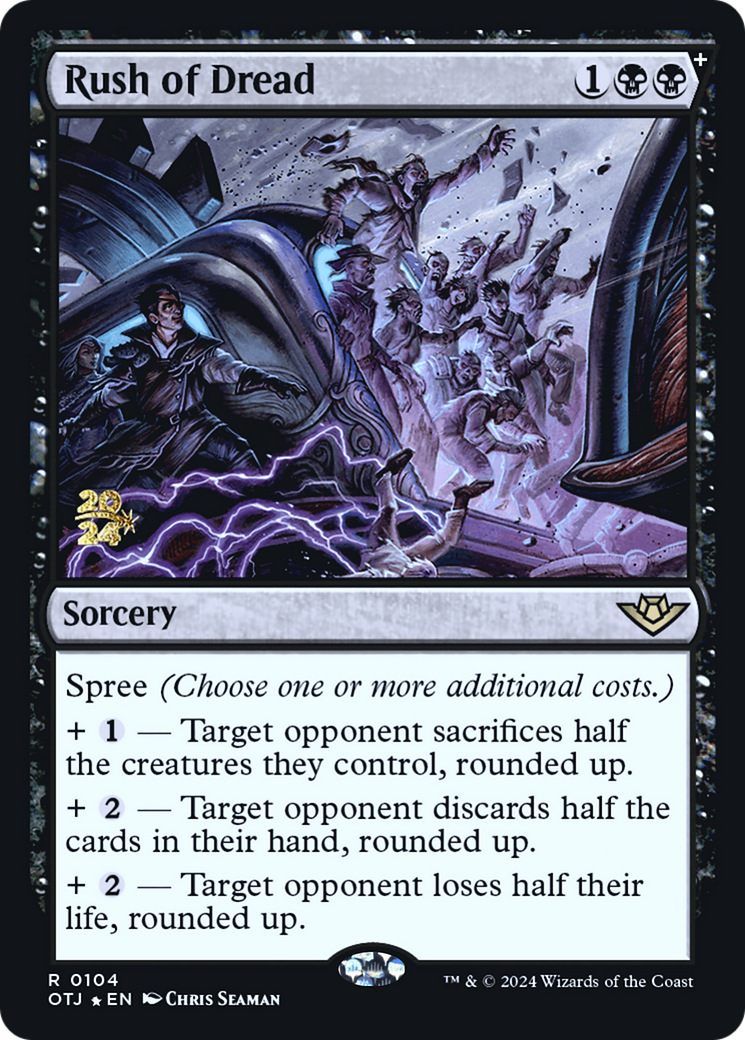 Rush of Dread [Outlaws of Thunder Junction Prerelease Promos]