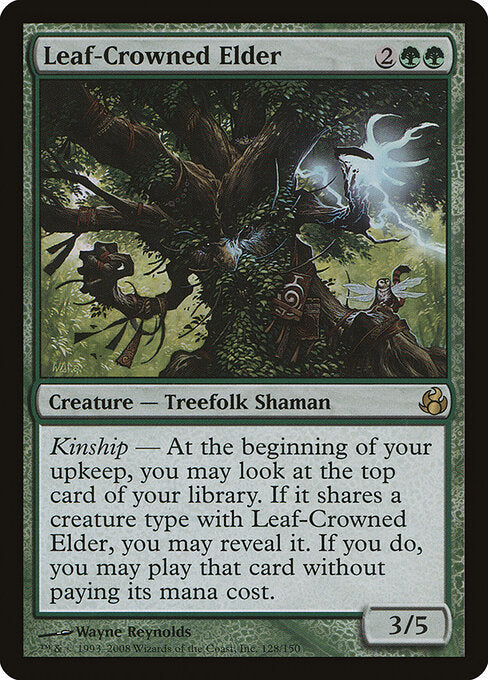 Leaf-Crowned Elder (MOR 128) [Morningtide]