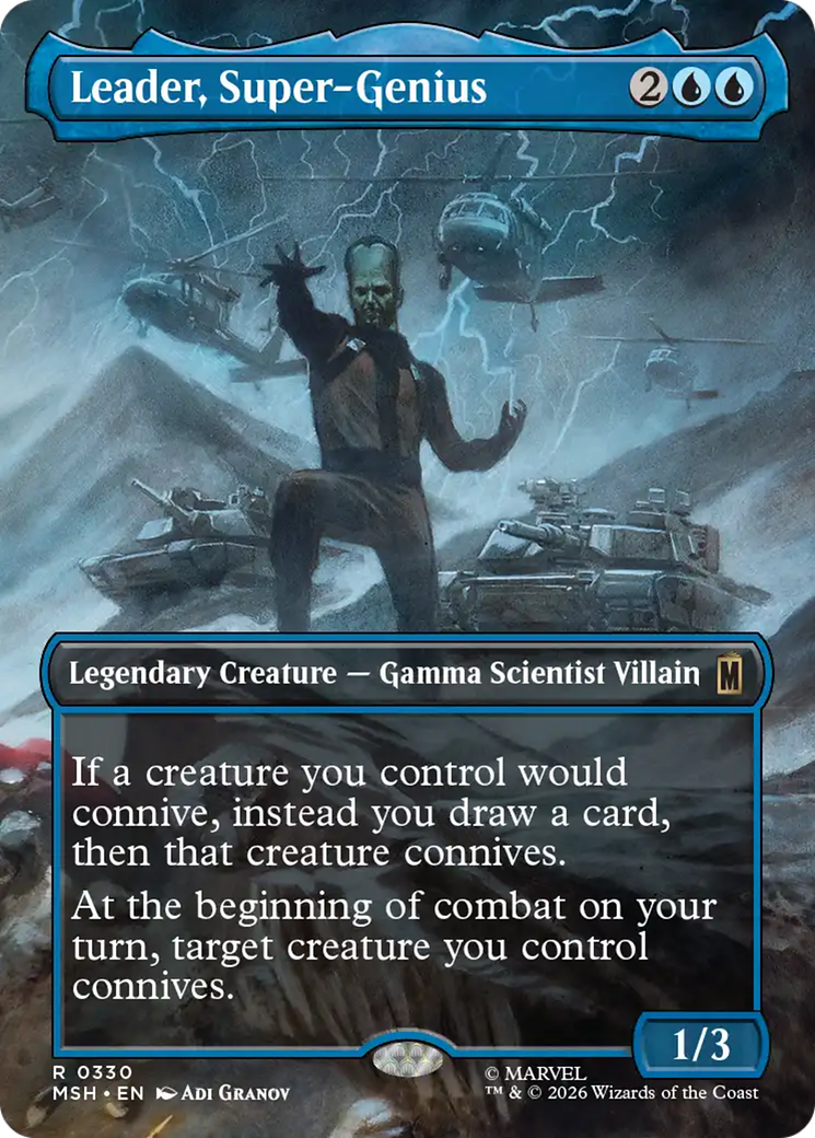 Leader, Super-Genius (Borderless) [Marvel Super Heroes]