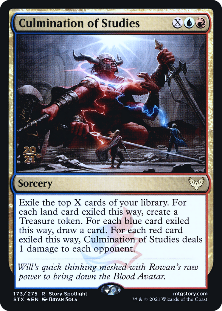Culmination of Studies [Strixhaven: School of Mages Prerelease Promos]