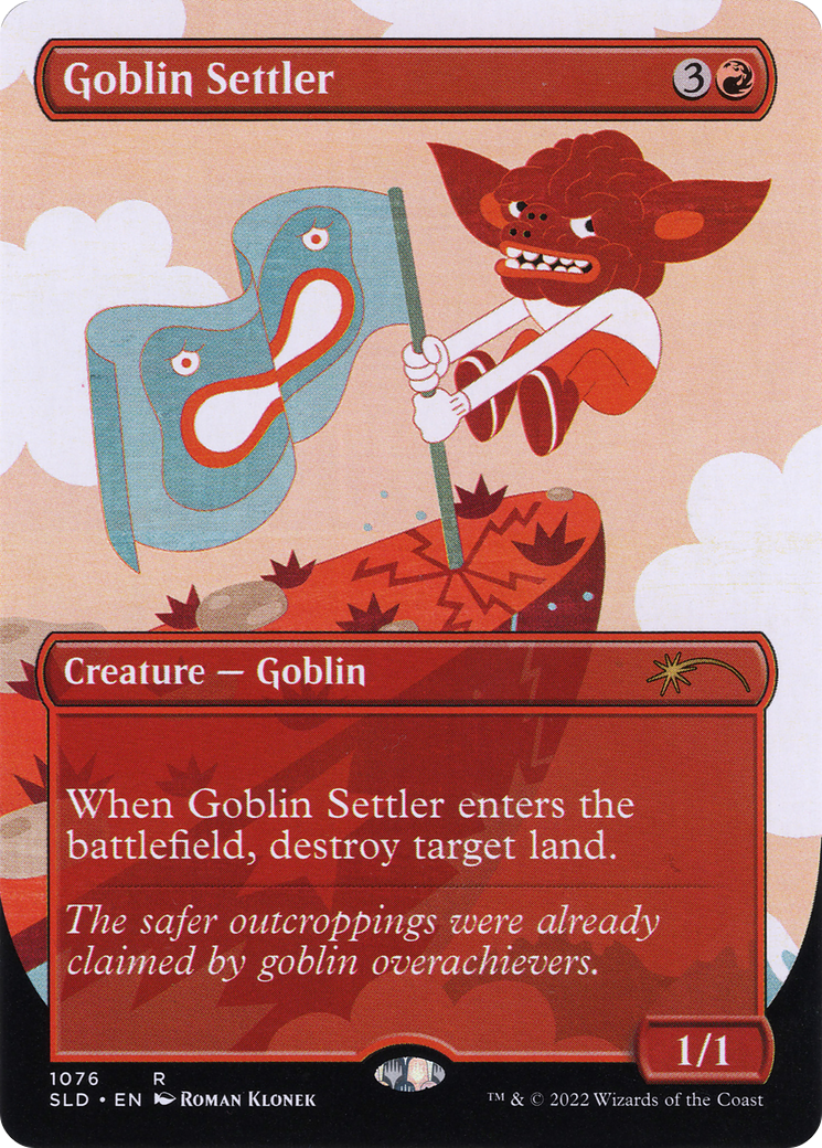 Goblin Settler (Borderless) [Secret Lair Drop Series]