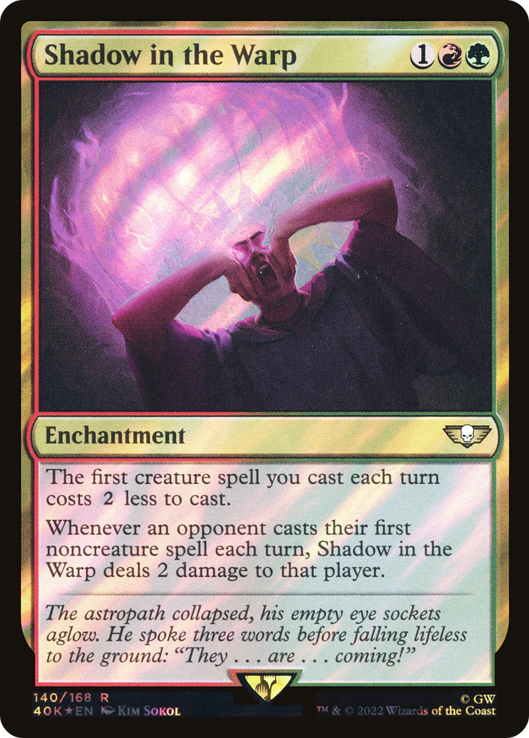 Shadow in the Warp (Surge Foil) [Warhammer 40,000]