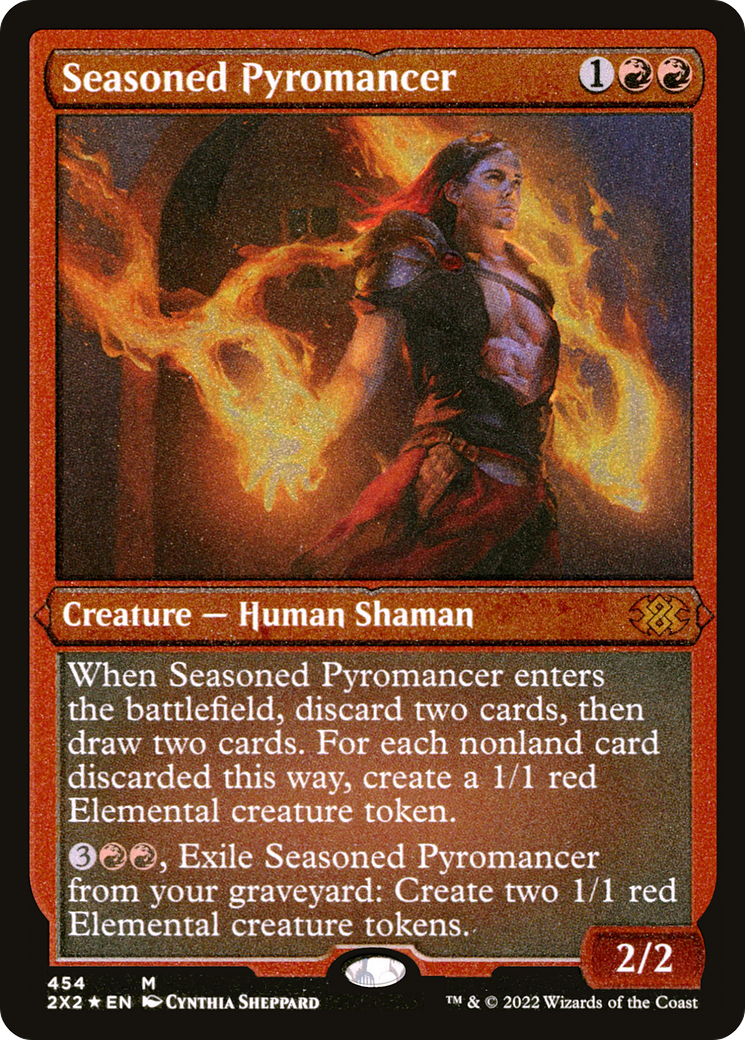 Seasoned Pyromancer (Foil Etched) [Double Masters 2022]