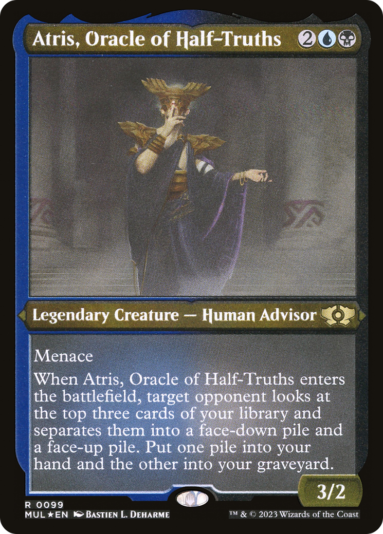 Atris, Oracle of Half-Truths (Foil Etched) [Multiverse Legends]