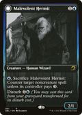 Malevolent Hermit // Benevolent Geist [Innistrad: Double Feature]