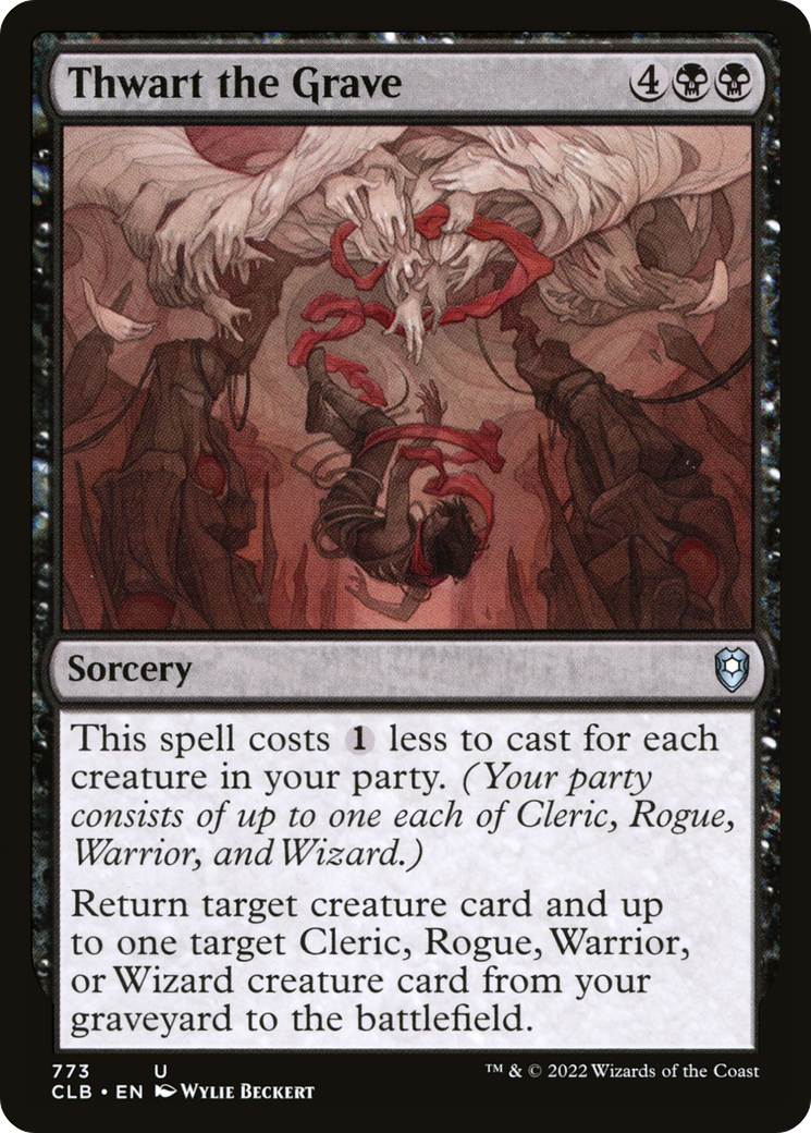 Thwart the Grave [Commander Legends: Battle for Baldur's Gate]