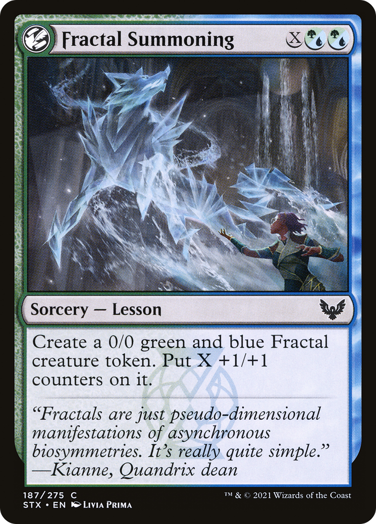 Fractal Summoning [Strixhaven: School of Mages]