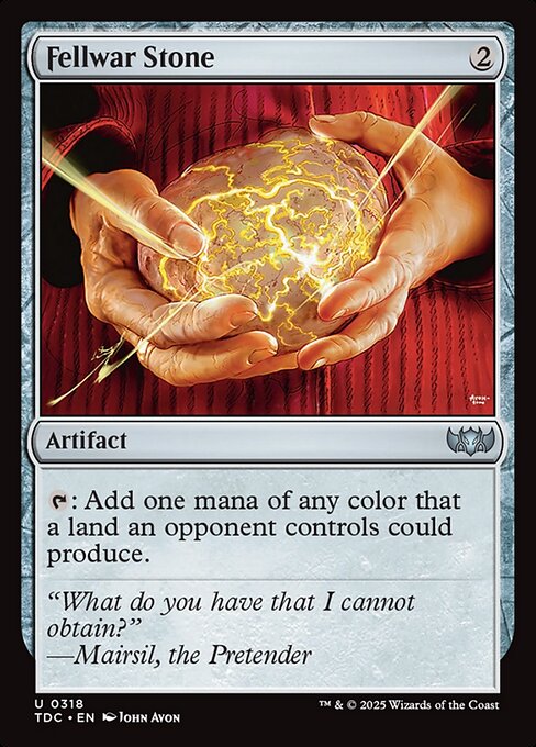 Fellwar Stone (TDC 318) [Tarkir: Dragonstorm Commander]