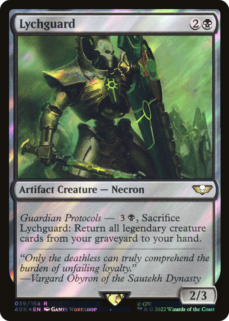 Lychguard (Surge Foil) [Warhammer 40,000]