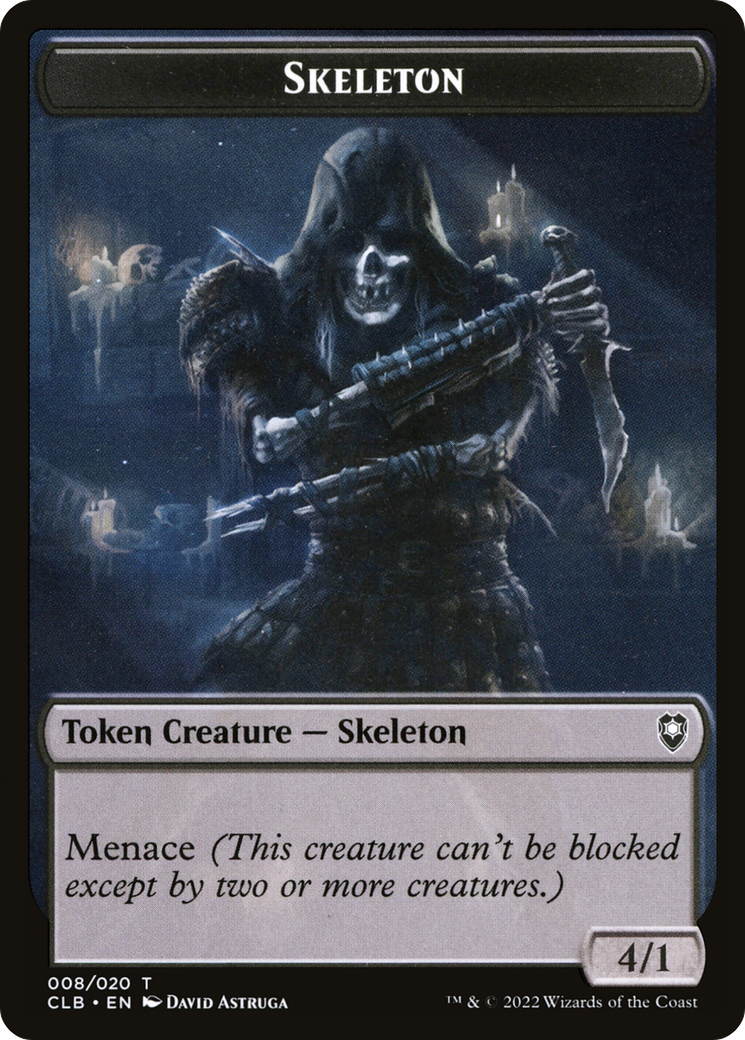 Skeleton Token [Commander Legends: Battle for Baldur's Gate Tokens]