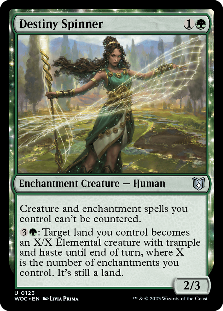 Destiny Spinner [Wilds of Eldraine Commander]