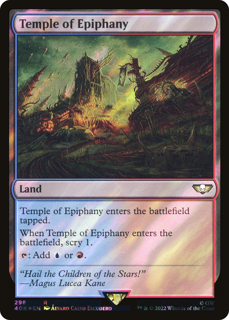Temple of Epiphany (Surge Foil) [Warhammer 40,000]