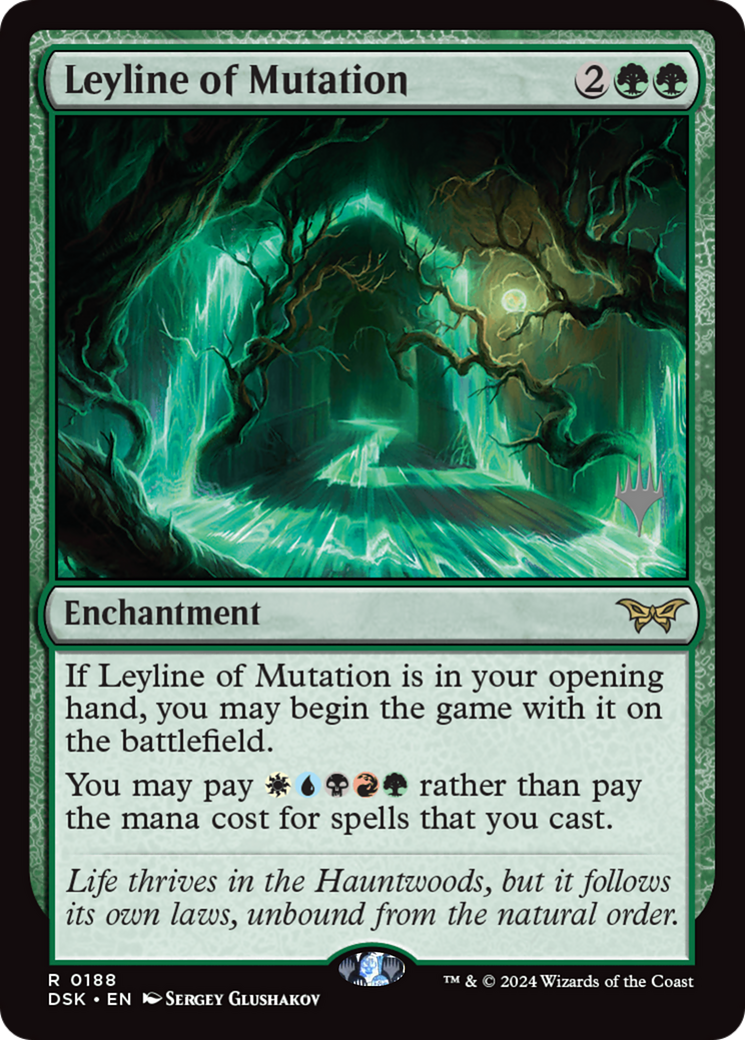 Leyline of Mutation (Promo Pack) [Duskmourn: House of Horror Promos]