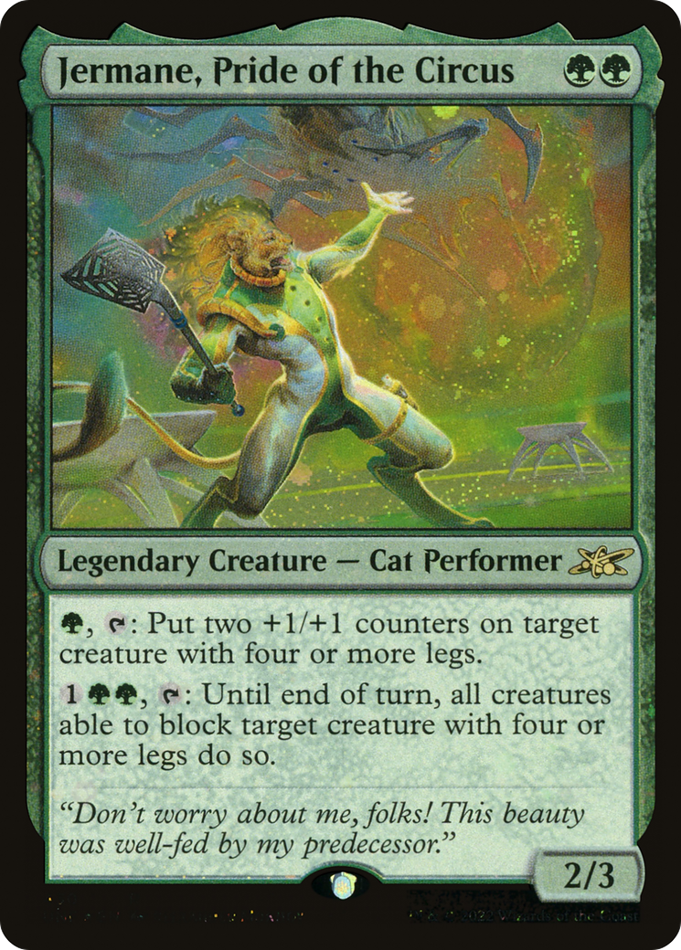 Jermane, Pride of the Circus (Galaxy Foil) [Unfinity]
