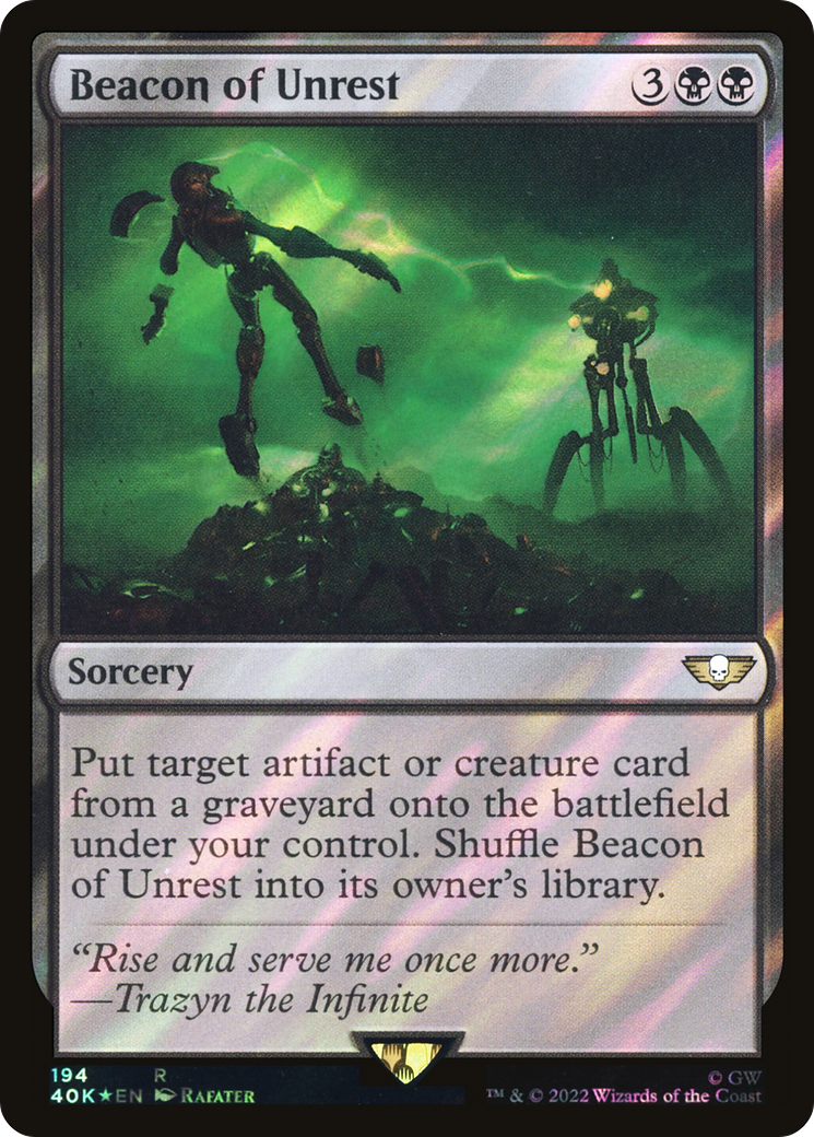 Beacon of Unrest (Surge Foil) [Warhammer 40,000]