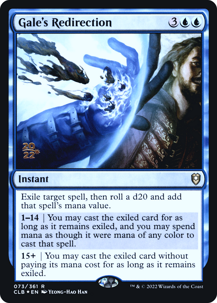 Gale's Redirection [Commander Legends: Battle for Baldur's Gate Prerelease Promos]
