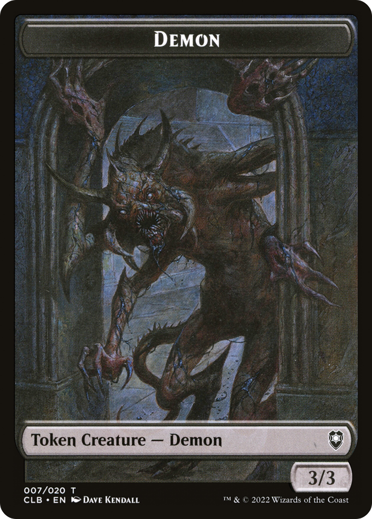 Demon Token [Commander Legends: Battle for Baldur's Gate Tokens]