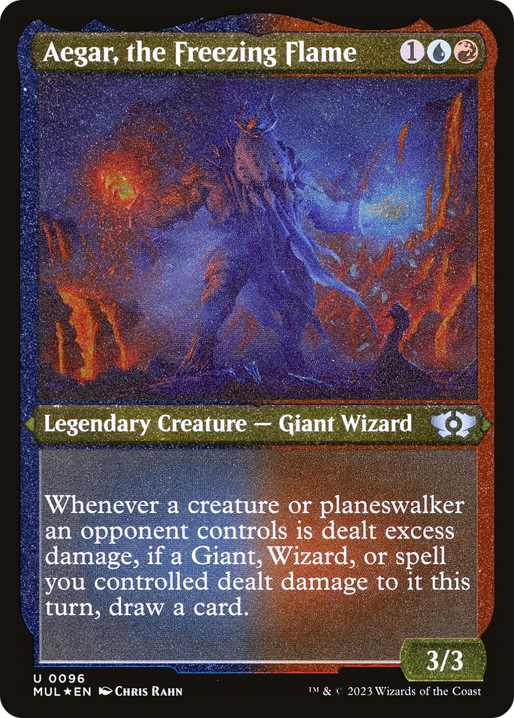 Aegar, the Freezing Flame (Foil Etched) [Multiverse Legends]