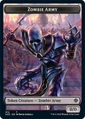 Zombie // Zombie Army Double-Sided Token [Starter Commander Decks]