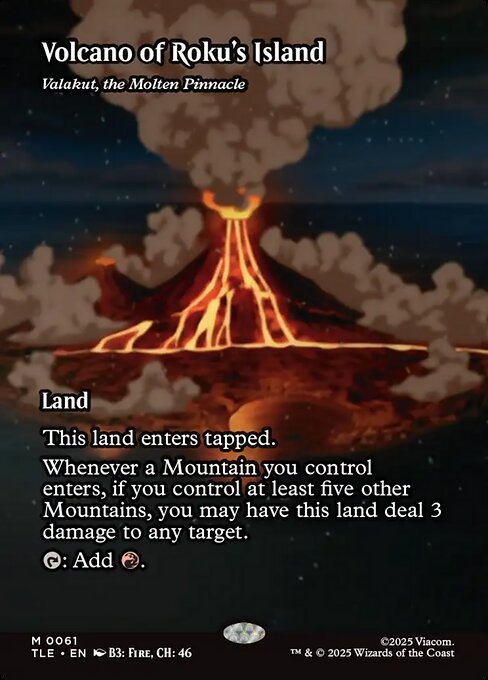 Valakut, the Molten Pinnacle (TLE 61) [Avatar: The Last Airbender Eternal]