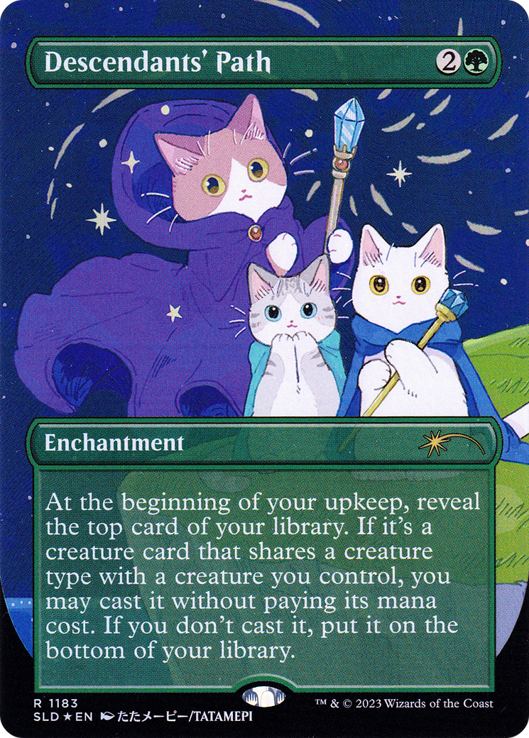 Descendants' Path (Borderless) [Secret Lair Drop Series]