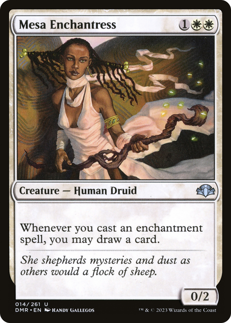 Mesa Enchantress [Dominaria Remastered]