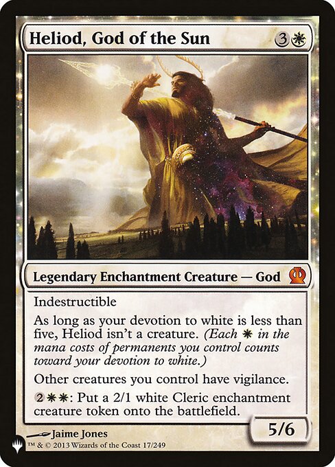 Heliod, God of the Sun (PLST THS-17) [The List]