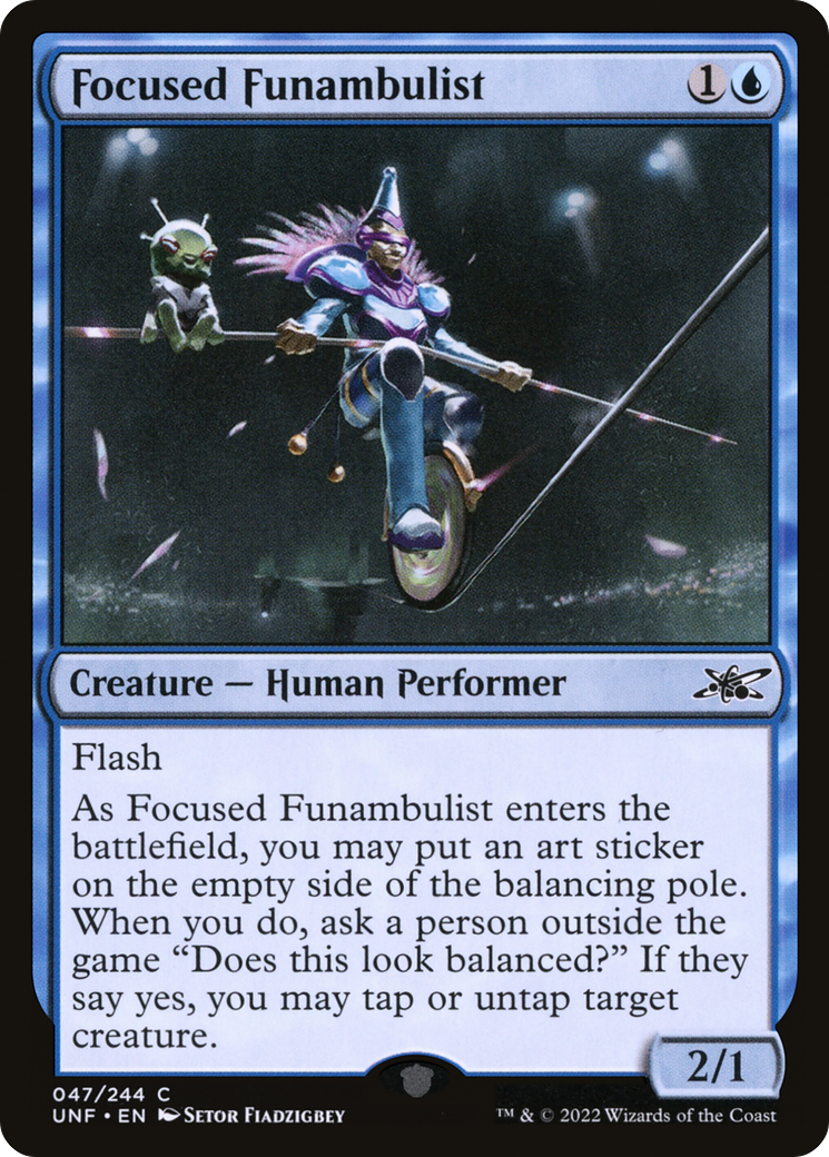 Focused Funambulist [Unfinity]