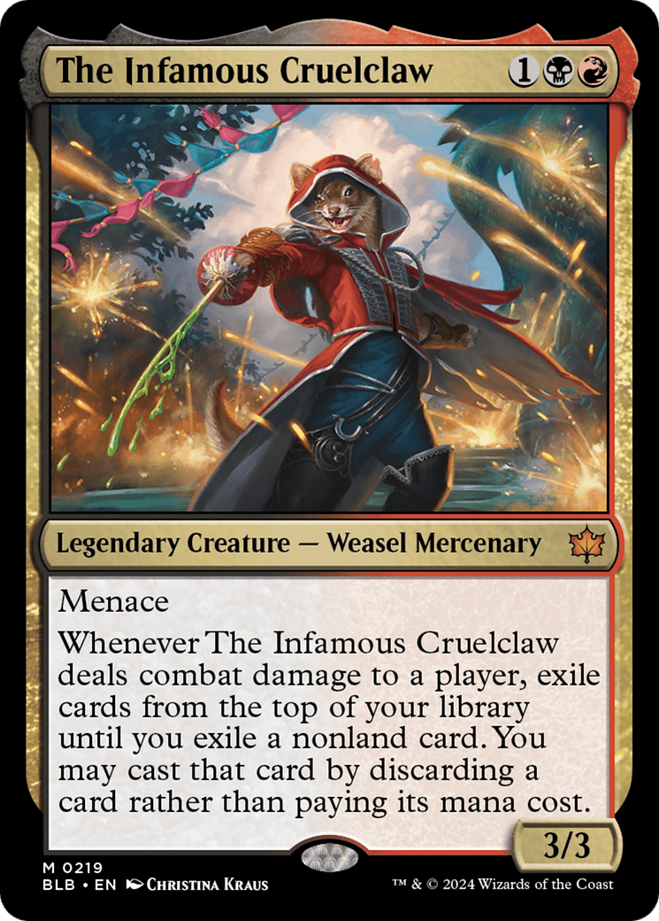 The Infamous Cruelclaw [Bloomburrow]
