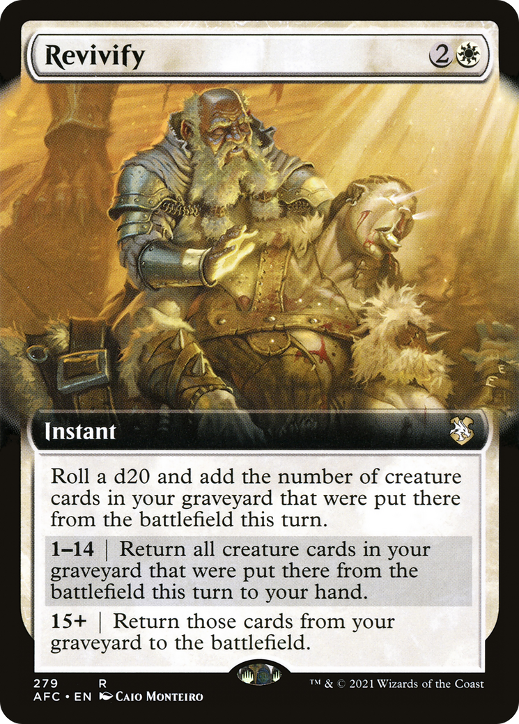 Revivify (Extended Art) [Dungeons & Dragons: Adventures in the Forgotten Realms Commander]