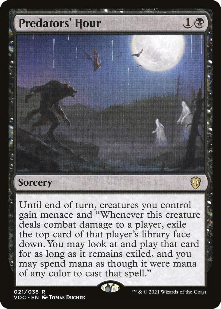 Predators' Hour [Innistrad: Crimson Vow Commander]